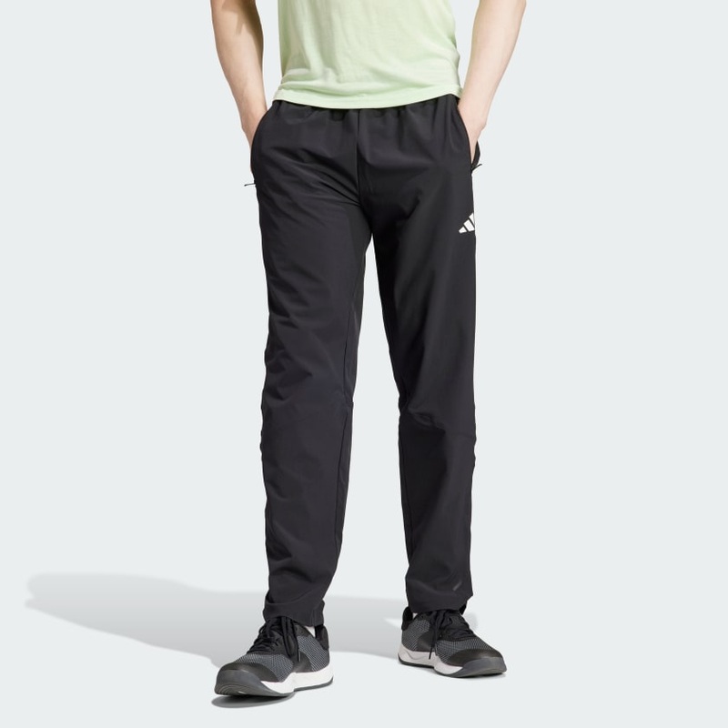 Men’s Woven Workout Pants|BLACK/WHITE|S|M|L|XL|XXL