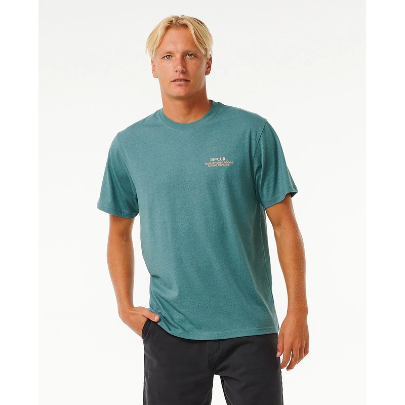 Men’s Ezzy Embroid Tee|BLUESTONE MARLE|M|L|XL