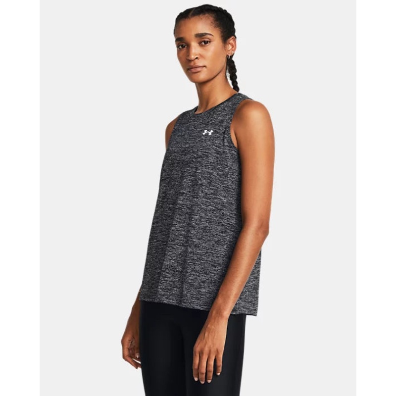 Women’s UA Tech Twist Tank|BLACK/WHITE|STARLIGHT/CELESTE|PRIME PINK|BLUE ATLANTIS|HALO GRAY|XS|S|M|L|XL|XXL
