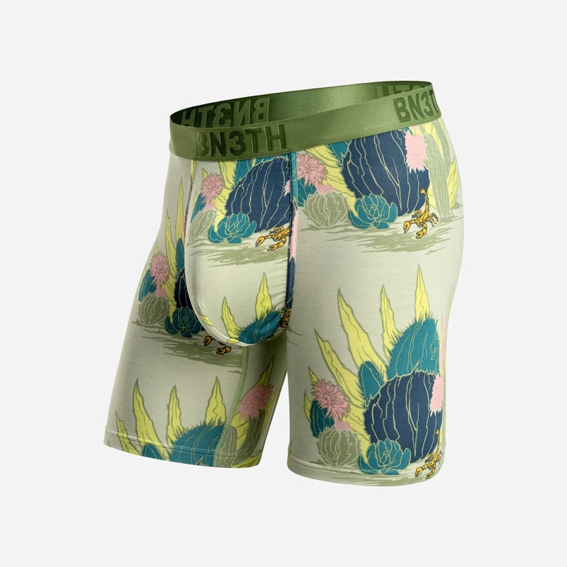 Classic Boxer Brief – Cactus Floral Fair Green
