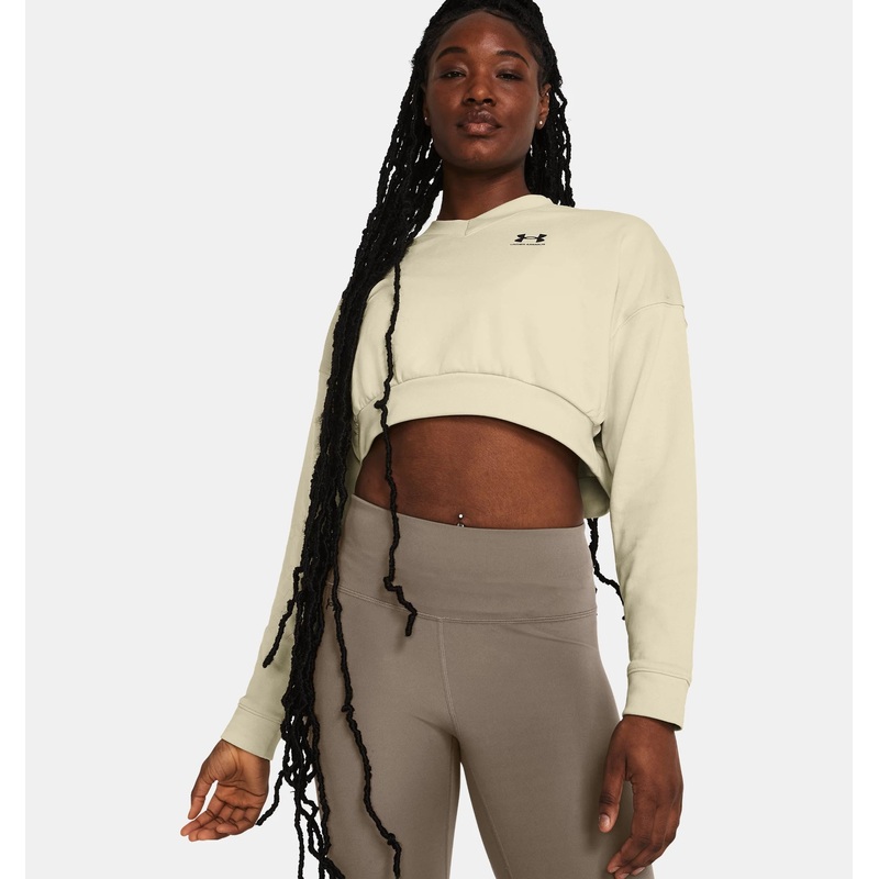 Women’s Rival Terry Oversized Crop Crew