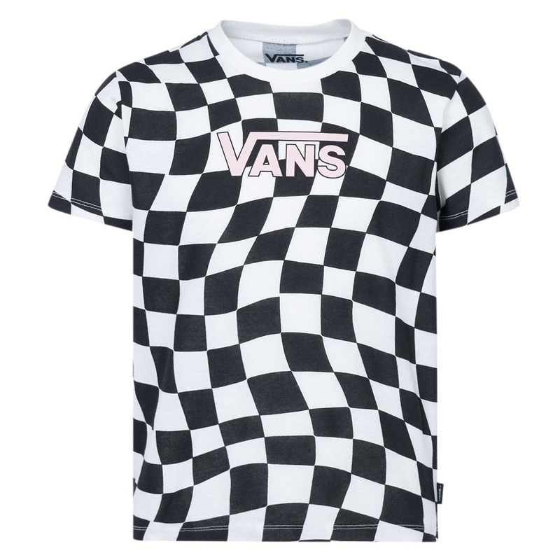 Girl’s Youth Warped 66 Check Crew T-Shirt