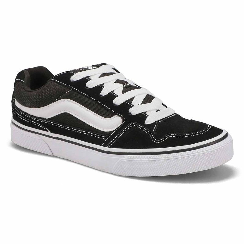 Men’s Caldrone Sneaker|SUEDE/MESH BLACK/WHITE|8|8.5|9|9.5|10|10.5|11|11.5|12|13|14