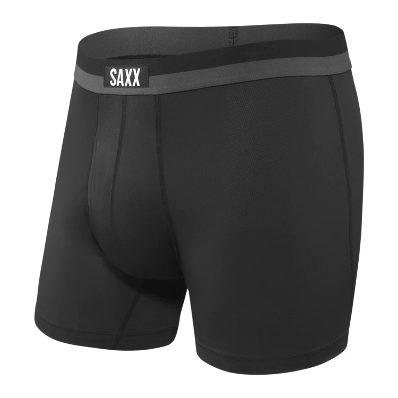 Sport Mesh Boxer Brief – Black