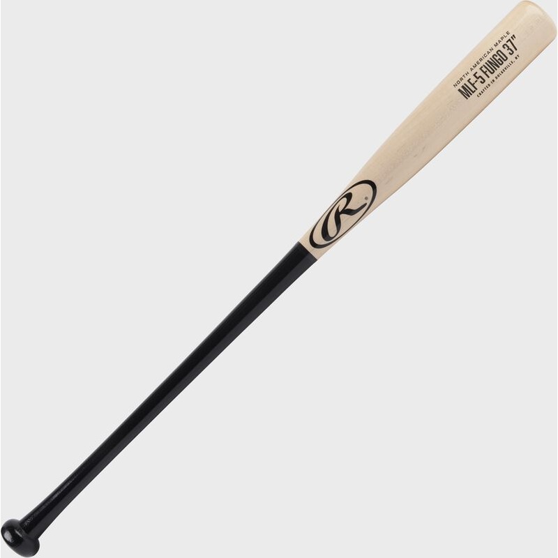 Maple Fungo Wood Bat – 37|BLACK/NATURAL|BLACK/RED|BLACK/ROYAL