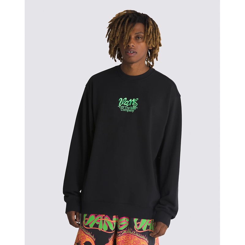 Men’s Spray Type Loose Crew Sweatshirt