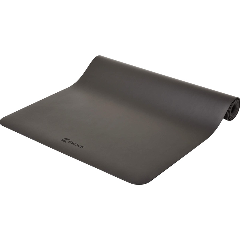 4mm Rubber Yoga Mat|BLACK|BLUE
