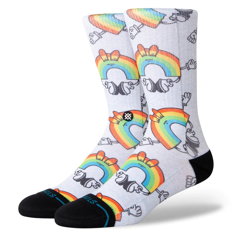 Vibeon Crew Socks|RAINBOW|M|L