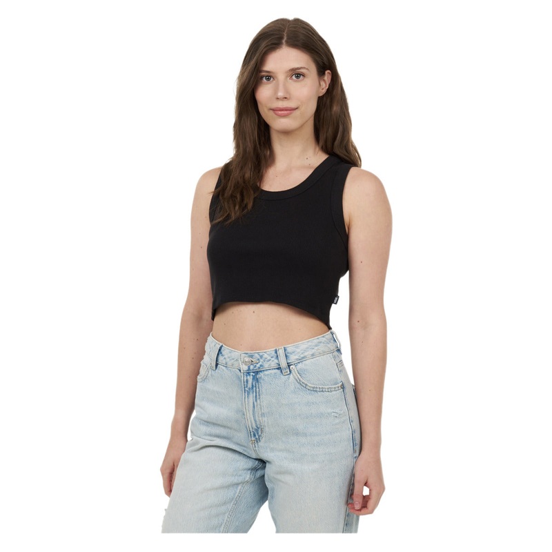 Women’s Drew Rib Tank Top|BLACK|SMOKEY GRAPE|XS|S|M|L|XL