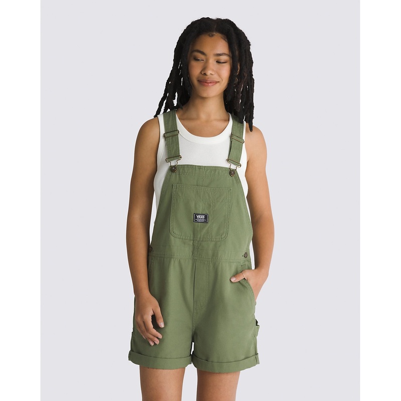 Women’s Ground Work Shortalls|OLIVINE|S|M|L|XL