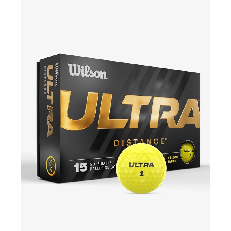 Ultra Distance Yellow Golf Balls