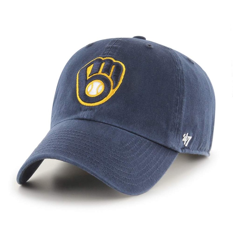 ’47 Brand Clean Up Cap- Milwaukee Brewers