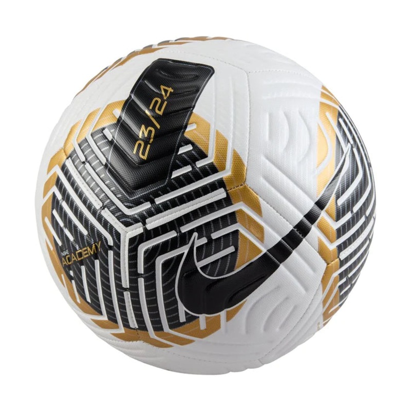 Academy Soccer Ball|WHITE/GOLD/BLACK|WHITE/BLUE/GREEN|3|4|5