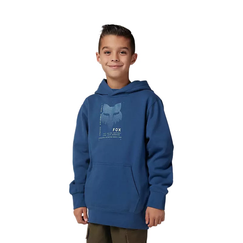 Youth Dispute Pullover Hoodie|INDIGO|HEATHER GRAPHITE GREY|S|M|L|XL