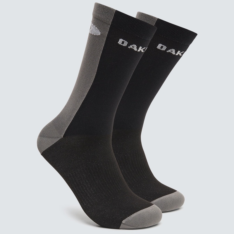 Oakley Icon Road Short Socks|BLACK/GREY|WHITE/BLACK|S|M|L