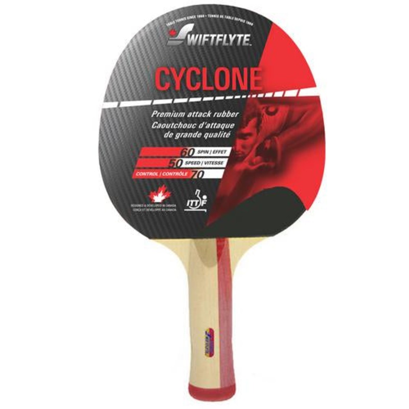 Cyclone Table Tennis Racket – Comfort Grip