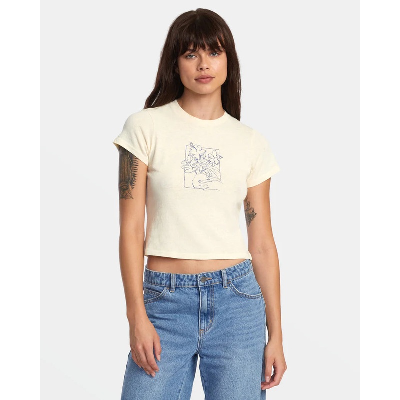 Women’s 411 T-Shirt|CREAM|M|L|XL