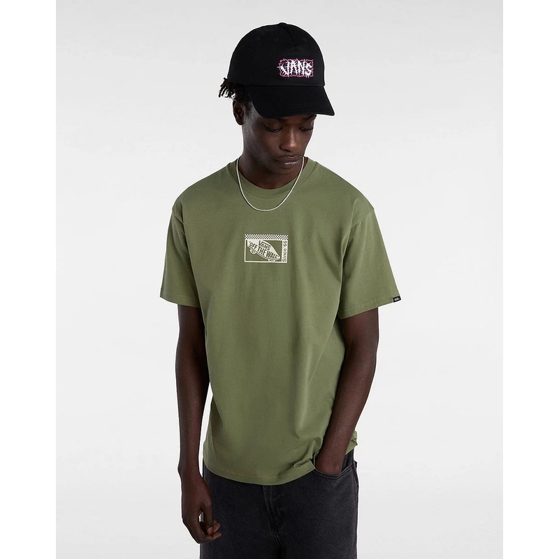 Men’s Tech Box T-Shirt|GREEN|S|M|L|XL|XXL