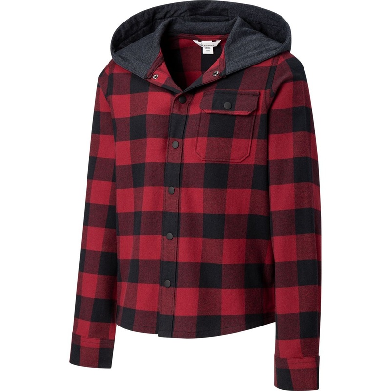 Boy’s Hideout 2.0 Hooded Flannel Shirt