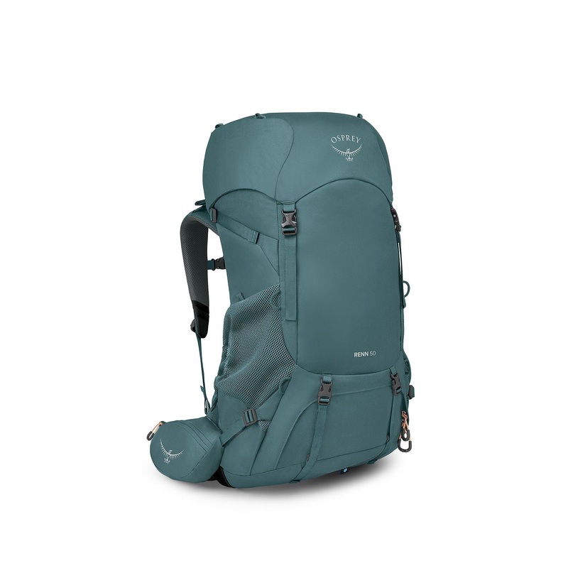 Renn 50L Backpacking Backpack|CASCADE BLUE/MELON ORANGE|OS