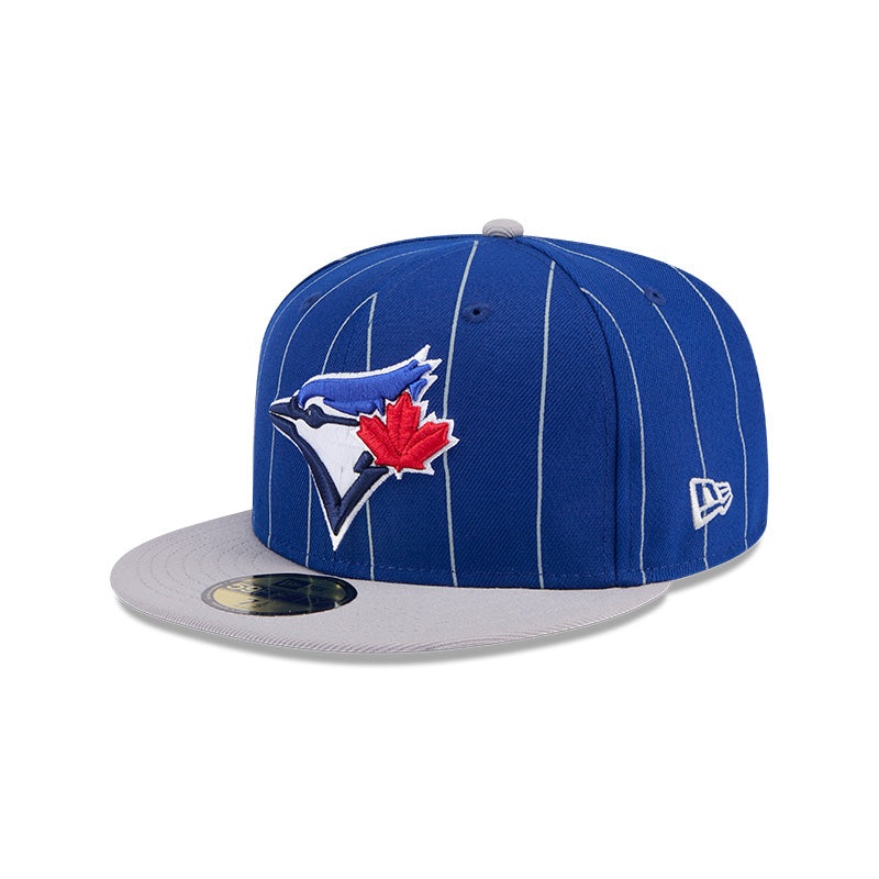 Toronto Blue Jays Throwback Pinstripe 59FIFTY Fitted Hat