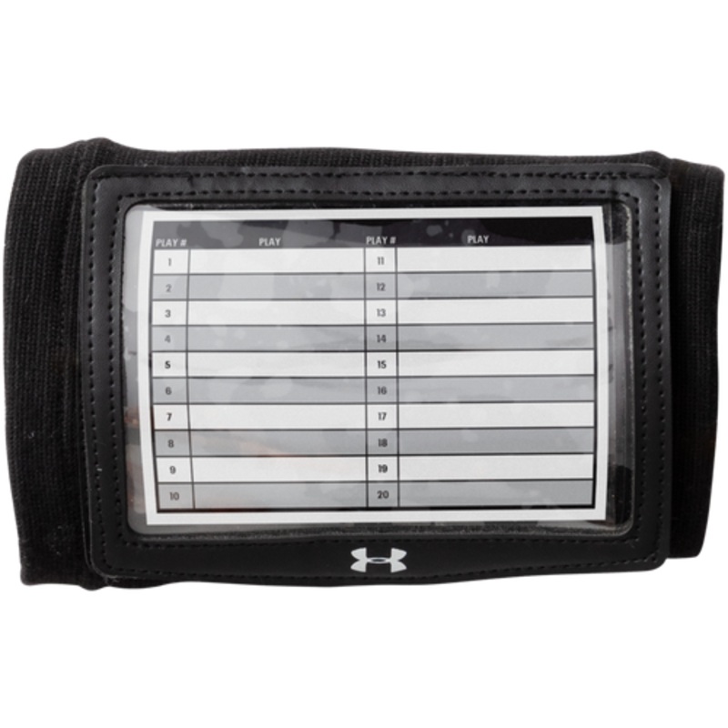Undeniable 3-Window Wrist Coach Football Playbook Wristband