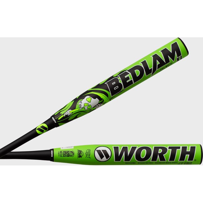 Worth 2024 Bedlam Phil Matte 12.5 XL USSSA Bat
