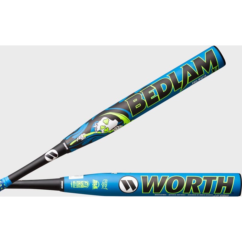 Worth 2024 Bedlam Phil Matte 13.5 XL USSSA Bat