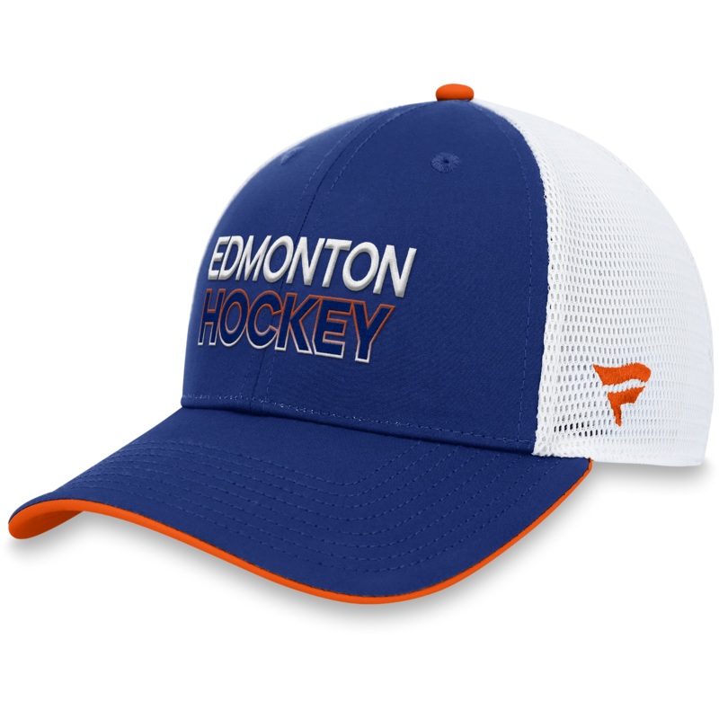 Edmonton Oilers Authentic Pro Trucker Adjustable Hat