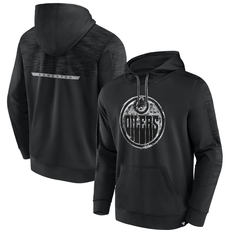 Men’s Edmonton Oilers Iced Out Pullover Hoodie