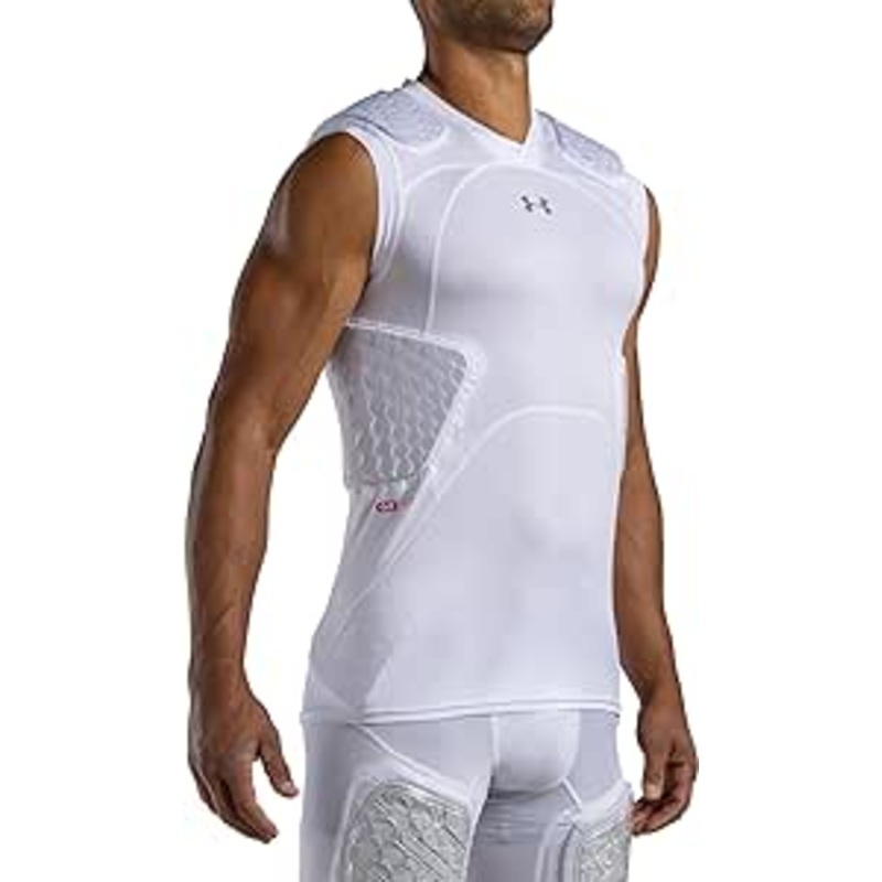 Youth Gameday 5-Pad Top|WHITE|M|L|XL