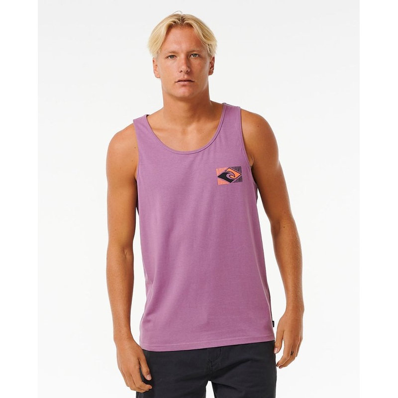 Men’s Traditions Tank Top|DUSTY PURPLE|WASHED BLACK|S|M|L|XL|XXL