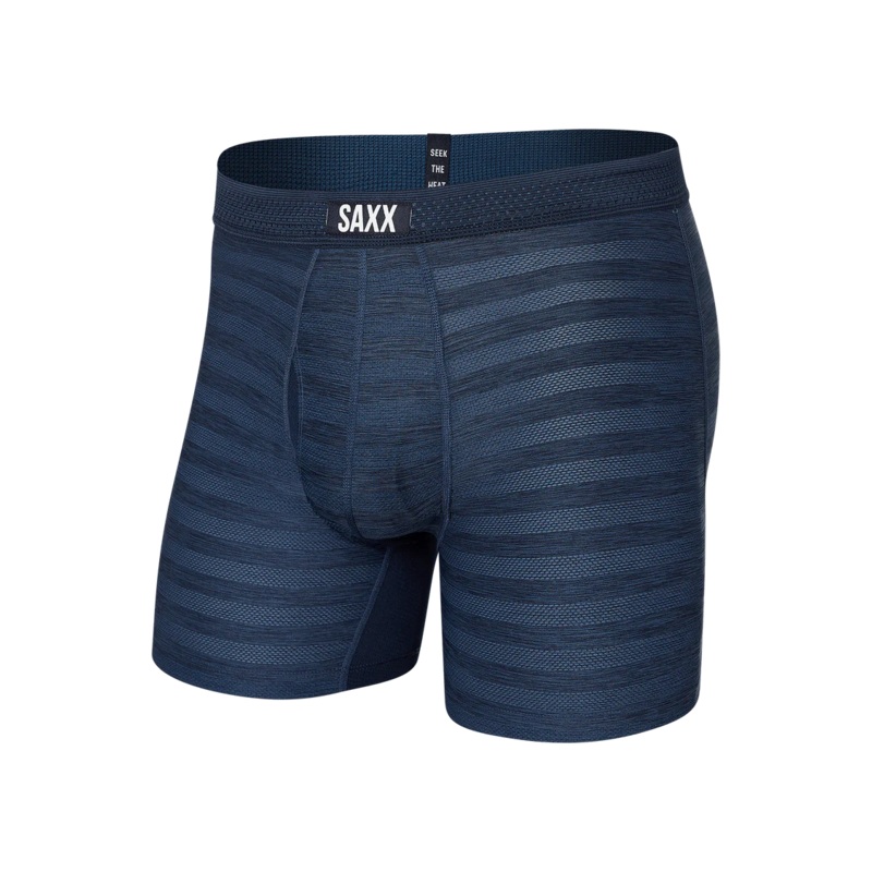 DropTemp Cooling Mesh Boxer Brief – Dark Denim Heather