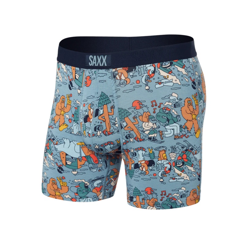 Vibe Boxer Brief – Fresh Tracks-Desert Blue