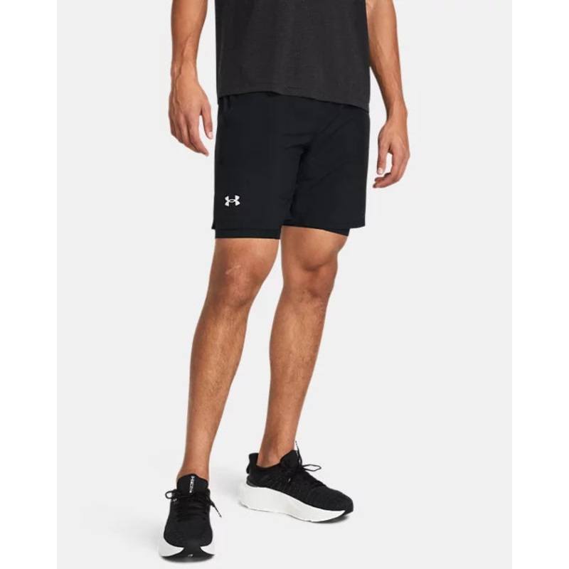Men’s Launch 2-in-1 7 Shorts|BLACK|S|M|L|XL|XXL