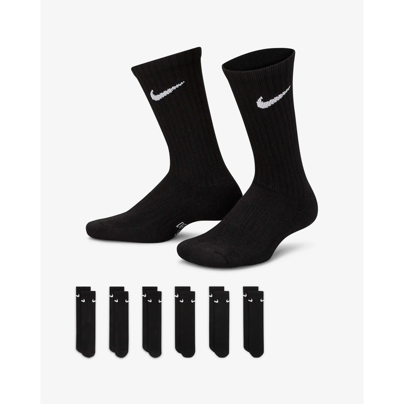 Everyday Kid’s Cushioned Crew Socks (6 Pairs)
