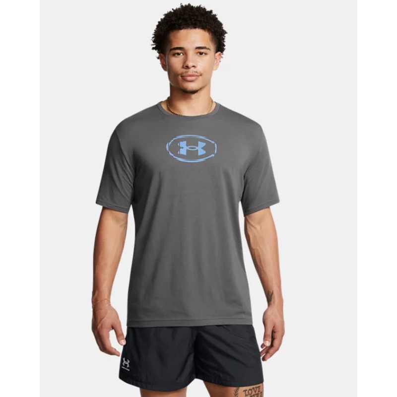 Men’s Slice Logo Short Sleeve|CASTLEROCK/HORIZON BLUE|TECH BLUE/WHITE|S|M|L|XL|XXL|XXXL