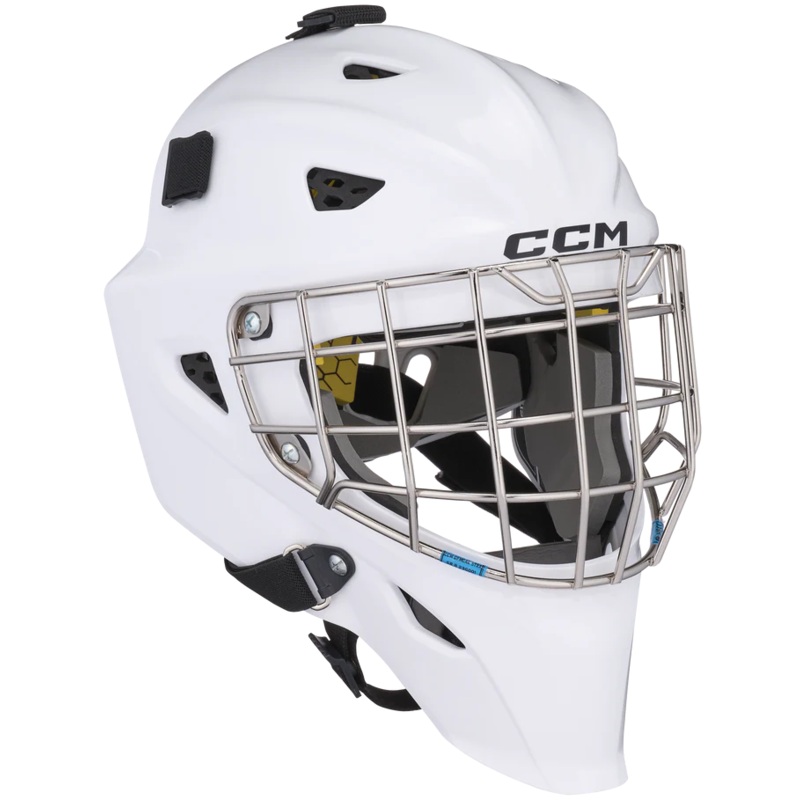 Youth Axis F5 Goalie Mask|WHITE|BLACK
