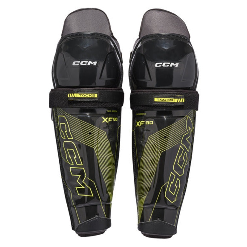 CCM Junior Tacks XF 80 Hockey Shin Guards – 2024