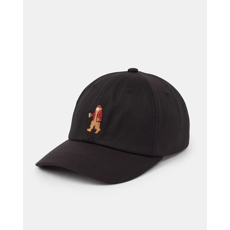 Sasquatch Peak Adjustable Hat|METEORITE BLACK LUMBERJACK|METEORITE BLACK FISHING|METEORITE BLACK FRISBEE|OS