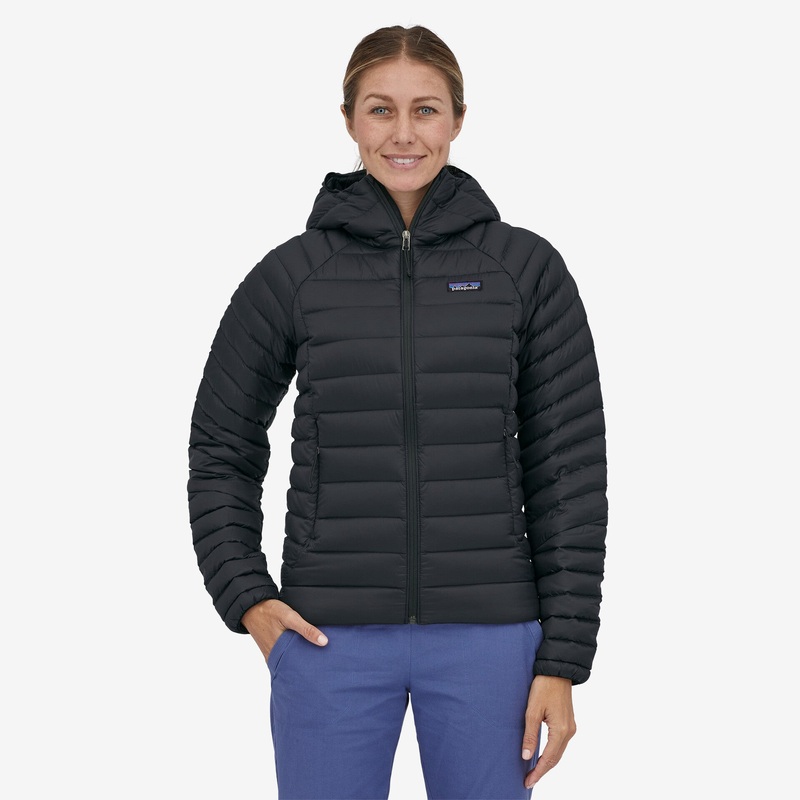 Women’s Down Sweater Hoody|BLACK|DULSE MAUVE|S|M|L|XL