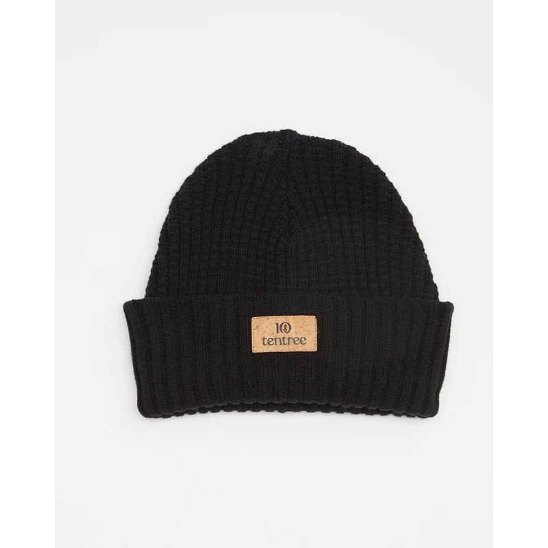 Cork Patch Beanie|METEORITE BLACK