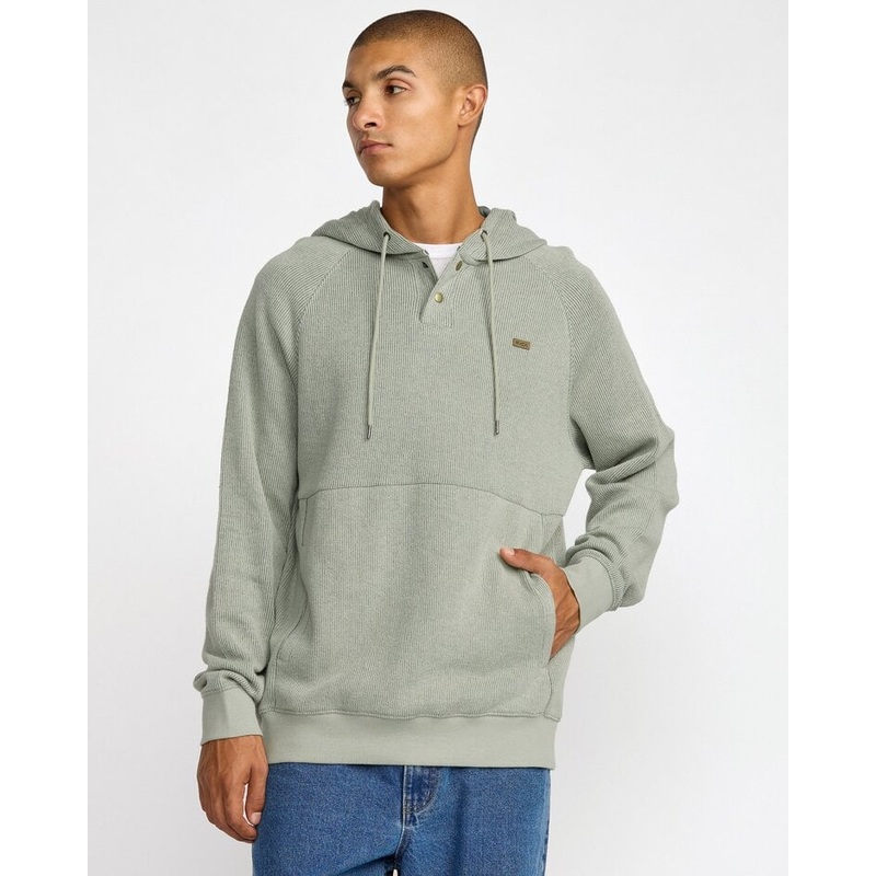 RVCA Men’s Port Hoodie|LIGHT OLIVE|L|XL|XXL