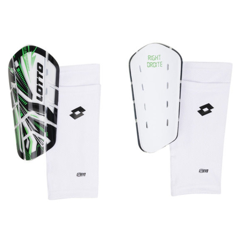 Vented Soccer Shin Guards|WHITE/GREEN|WHITE/GOLD|XS|S|M|L|XL