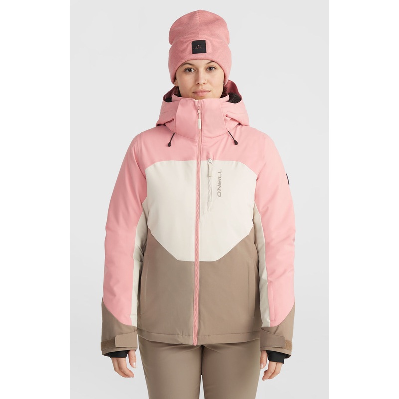 Women’s Coral Snow Jacket|GENUINE PINK|AUBERGINE COLOUR BLOCK|BLACKOUT COLOUR BLOCK|XS|S|M|L|XL|XXL
