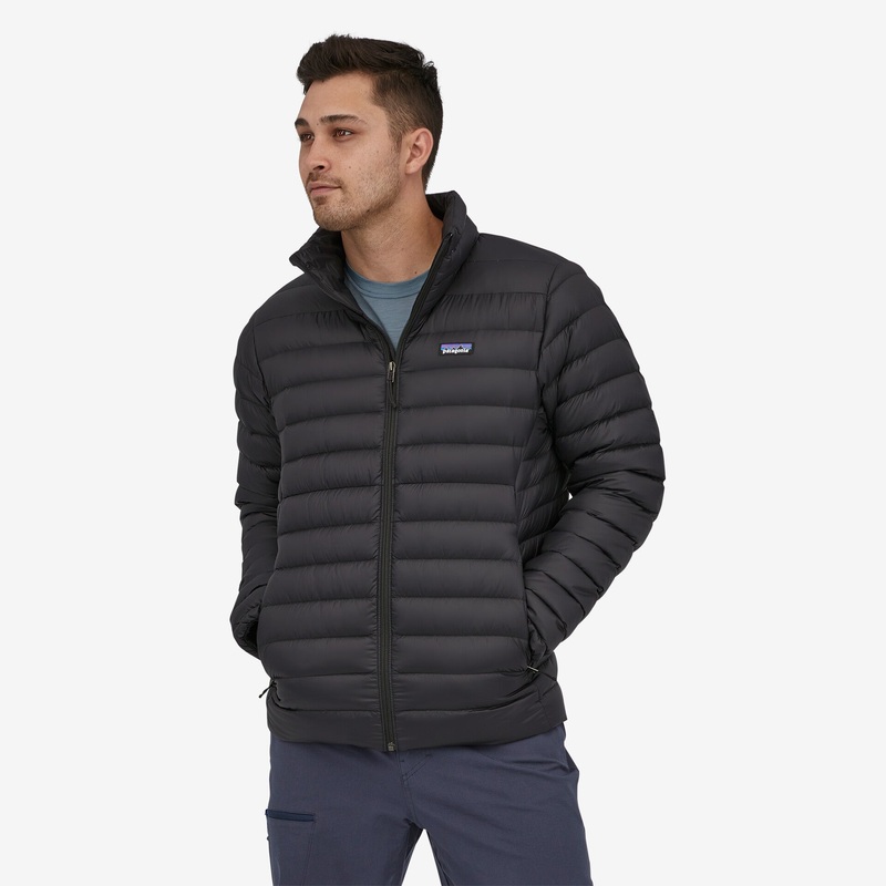 Men’s Down Sweater Jacket|BLACK|NEW NAVY|M|L|XL|XXL|XXXL