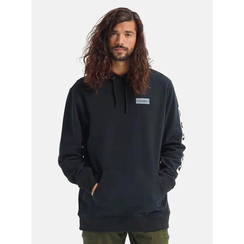 Men’s Vault Pullover Hoodie|TRUE BLACK|S|M|L|XL|XXL