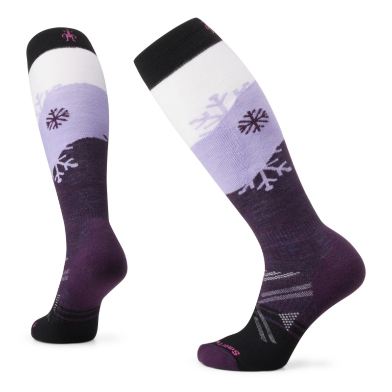 Women’s Ski Snowpocalypse Pattern Over The Calf Socks