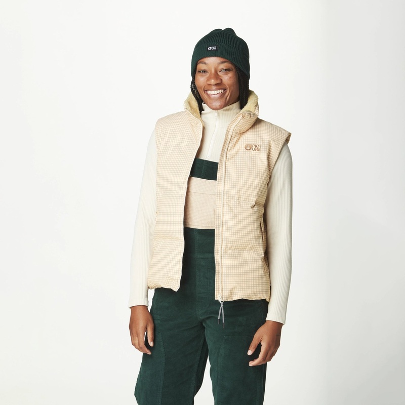 Women’s Hylla Vest|MINI CHECK PRINT|S|M|L