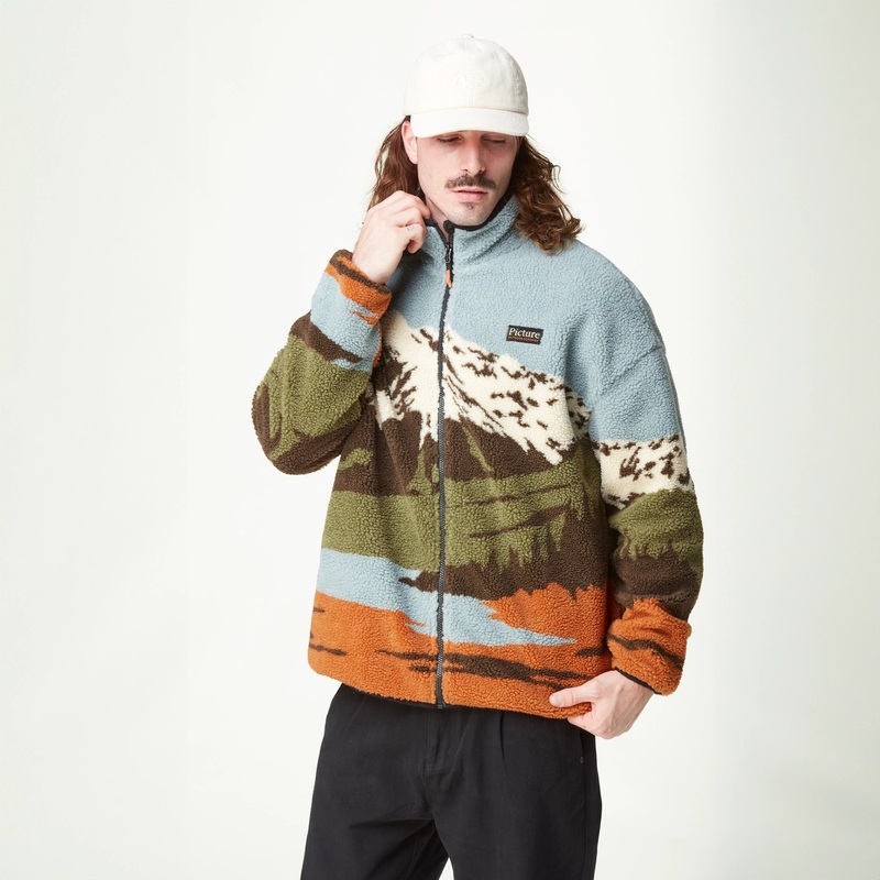 Men’s Hafdals Zip Fleece|MOUNTAIN|M|L|XL